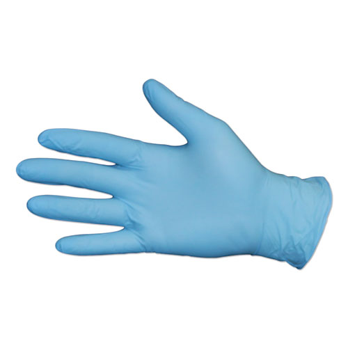 DIVERSAMED DISPOSABLE POWDER-FREE EXAM NITRILE GLOVES, BLUE, SMALL, 100/BOX