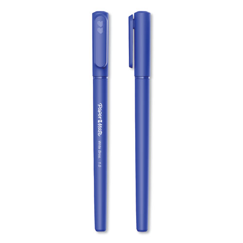 Image of Write Bros. Ballpoint Pen Value Pack, Stick, Medium 1 mm, Blue Ink, Blue Barrel, 120/Pack