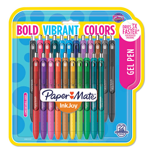 InkJoy Pens Paper Mate Gel Pens 1 Pack Medium Point 20 Ct Assorted 
