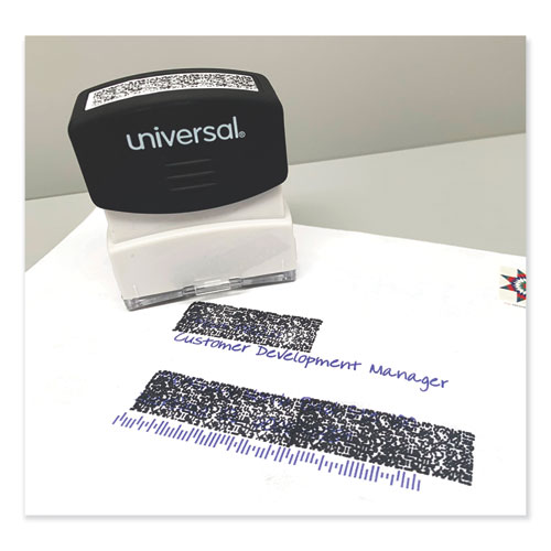 Image of Universal® Security Stamp, Obscures Area 1.69 X 0.56, Black