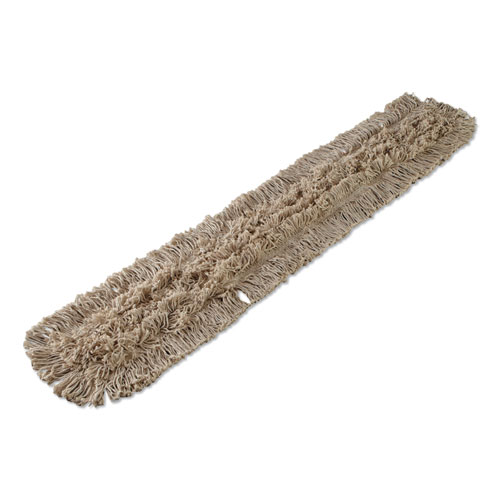 Image of Industrial Dust Mop Head, Hygrade Cotton, 60w x 5d, White