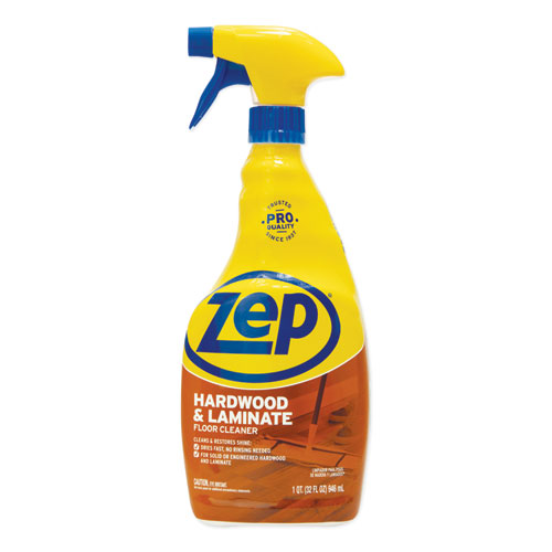 Zep Commercial® Hardwood And Laminate Cleaner, 32 Oz Spray Bottle