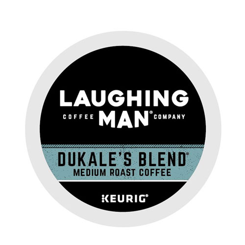 Laughing Man® Coffee Company Dukale's Blend K-Cup Pods, 22/Box