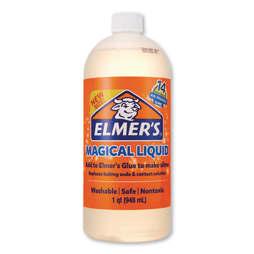 Image of Glue Slime Magical Liquid Activator Solution, 32 oz, Dries Clear