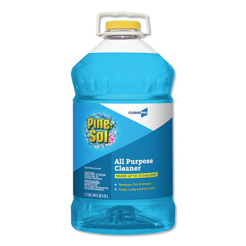 Image of All Purpose Cleaner, Sparkling Wave, 144 oz Bottle, 3/Carton