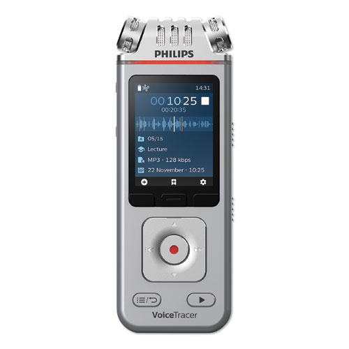 Voice Tracer 4110 Digital Recorder, 8 GB, Silver
