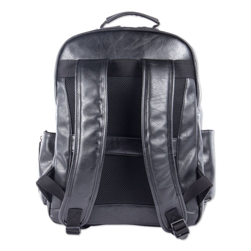 Valais Backpack, Holds Laptops 15.6", 5.5" x 5.5" x 16.5", Black