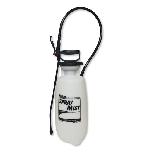 Image of Chemical Resistant Tank Sprayer, 3 gal, 0.63" x 30" Hose, White