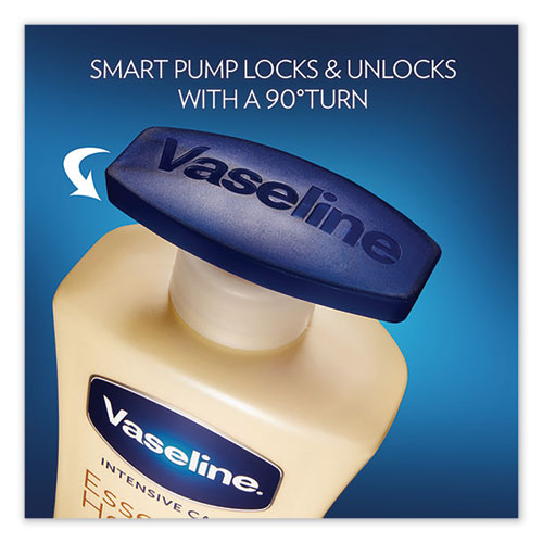 Image of Vaseline® Intensive Care Essential Healing Body Lotion, 20.3 Oz, Pump Bottle, 4/Carton