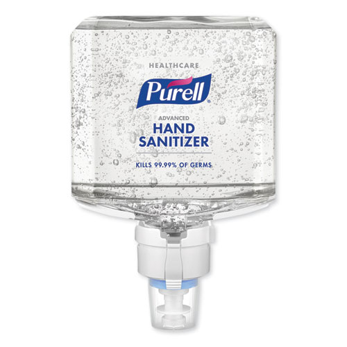 HEALTHCARE ADVANCED GEL HAND SANITIZER, 1,200 ML, CLEAN SCENT, FOR ES8 DISPENSERS, 2/CARTON