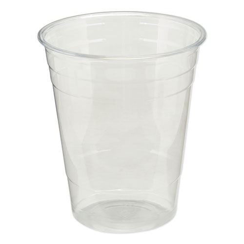 CLEAR PLASTIC PETE CUPS, COLD, 16OZ, 50/SLEEVE, 20 SLEEVES/CARTON