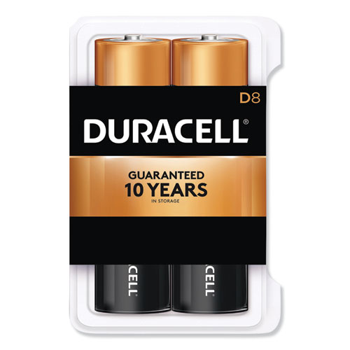 CopperTop Alkaline D Batteries, 8/Pack | by Plexsupply