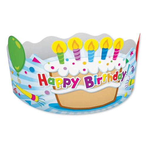 Student Crown, Birthday, 4 x 23 1/2, 30/Pack | by Plexsupply