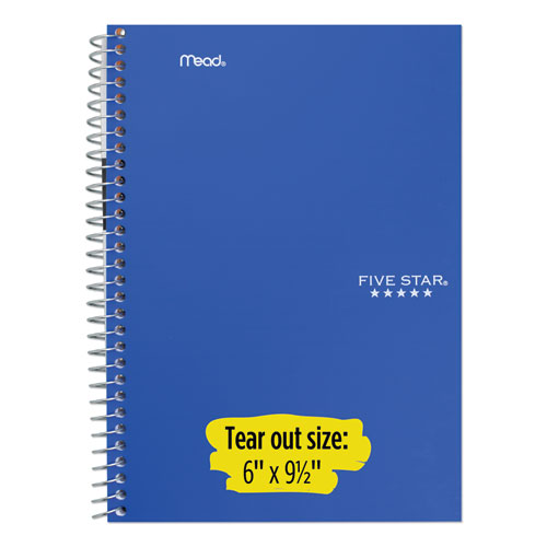 Image of Wirebound Notebook, 2 Subject, Medium/College Rule, Randomly Assorted Covers, 9.5 x 6, 100 Sheets
