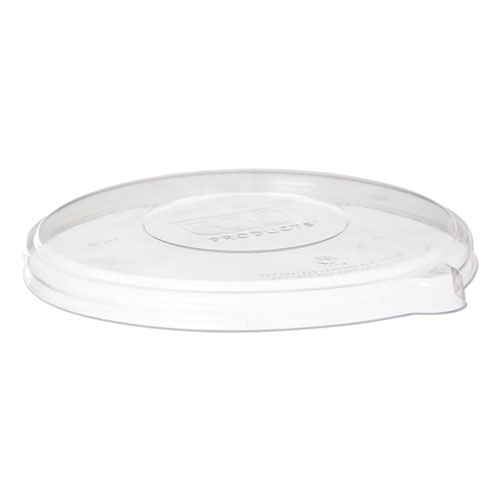100% Recycled Content Flat Lid, Fits 24/46 oz Coupe Bowls and 16/40 oz Noodle Bowls, 50/Pack, 8 Packs/Carton