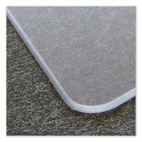 Image of Floortex® Cleartex Megamat Heavy-Duty Polycarbonate Mat For Hard Floor/All Carpet, 46 X 60, Clear