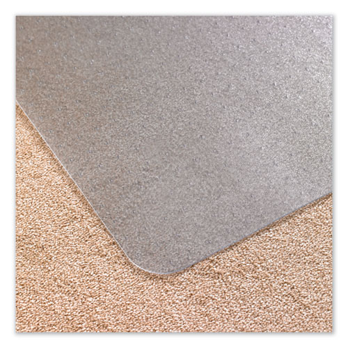 CLEARTEX ULTIMAT XXL POLYCARB SQUARE OFFICE MAT FOR CARPETS, 59 X 79, CLEAR