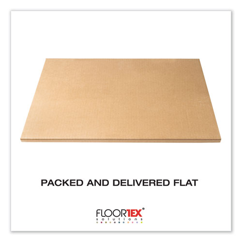 Image of Floortex® Cleartex Unomat Anti-Slip Chair Mat For Hard Floors/Flat Pile Carpets, 60 X 48, Clear