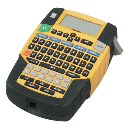 7490016576125 Dymo/SKILCRAFT Rhino 4200 All-Purpose Labeling Tool with QWERTY Keyboard, 2 Lines, 3.6 x 10.8 x 10.4
