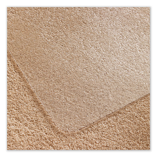 Image of Cleartex Ultimat Polycarbonate Chair Mat for Low/Medium Pile Carpet, 35 x 47, Clear