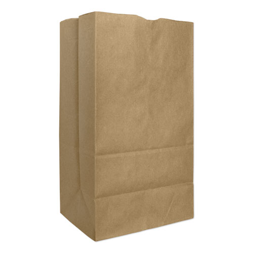 Grocery Paper Bags, 57 lb Capacity, #25, 8.25" x 6.13" x 15.88", Kraft, 500 Bags