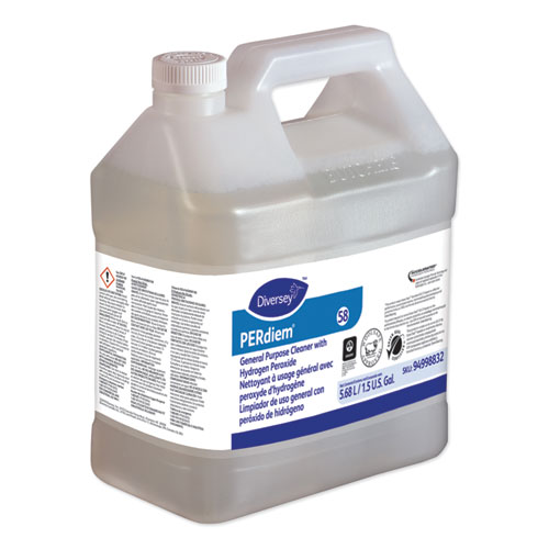 Diversey™ PERdiem Concentrated General Cleaner with Hydrogen Peroxide, 1.5 gal