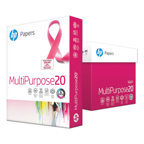 MultiPurpose20 Paper, 96 Bright, 20lb, 8.5 x 11, White, 500 Sheets/Ream, 10 Reams/Carton