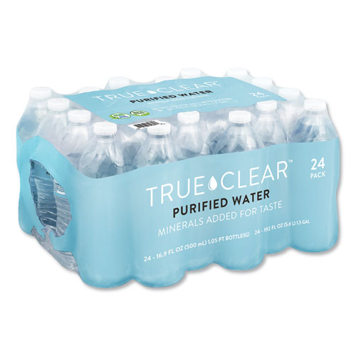 Image of Purified Bottled Water, 16.9 oz Bottle, 24 Bottles/Carton
