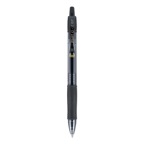 G2 Premium Retractable Gel Pen, Fine 0.7mm, Black Ink/Barrel, 36/Pack