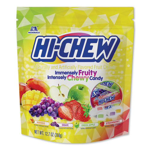 Hi-Chew™ Fruit Chews, Original Stand Up Pouch, 12.7 oz, 6/Carton