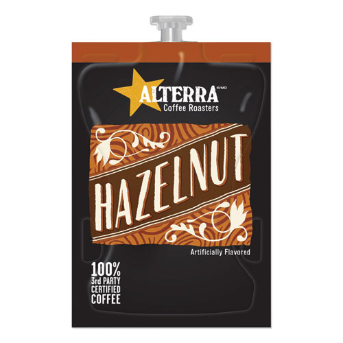 Coffee Freshpack Pods, Hazelnut, Medium Roast, 0.23 oz, 100/Carton