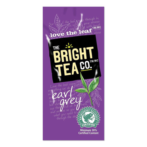 Image of The Bright Tea Co. Tea Freshpack Pods, Earl Grey, 0.09 Oz, 100/Carton
