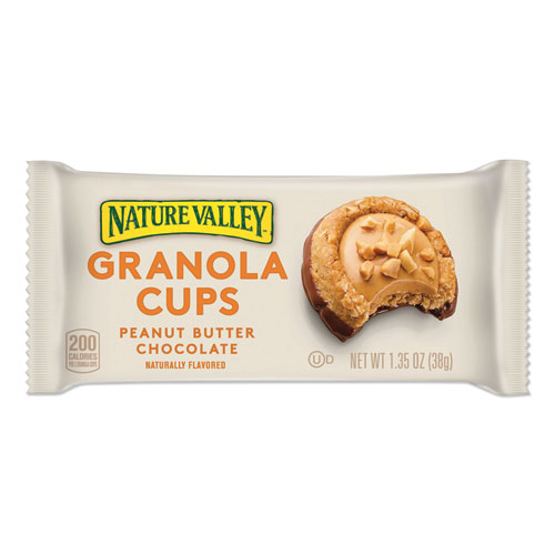 Nature Valley® Granola Cups, Peanut Butter Chocolate, 1.35 oz Pack, 12/Box