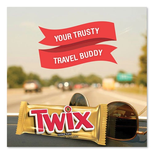 Image of Twix® Sharing Size Chocolate Cookie Bar, 3.02 Oz, 24/Box