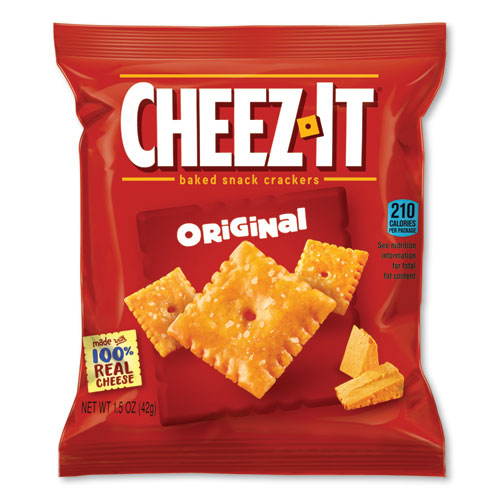 Cheez-It Crackers, Orginal, 1.5 oz, 8/Box