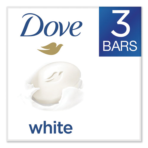 White Beauty Bar, Light Scent, 3.17 oz, 3/Pack