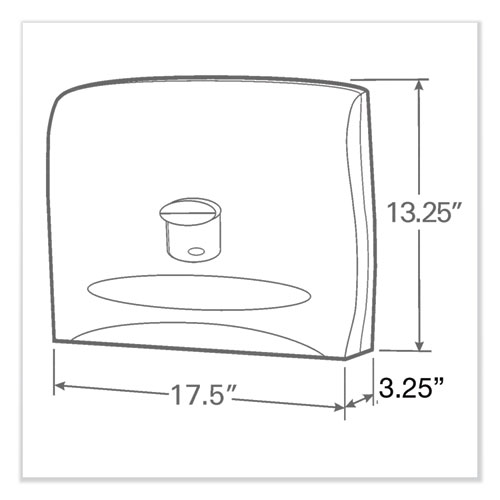 Image of Scott® Personal Seat Cover Dispenser, 17.5 X 2.25 X 13.25, White