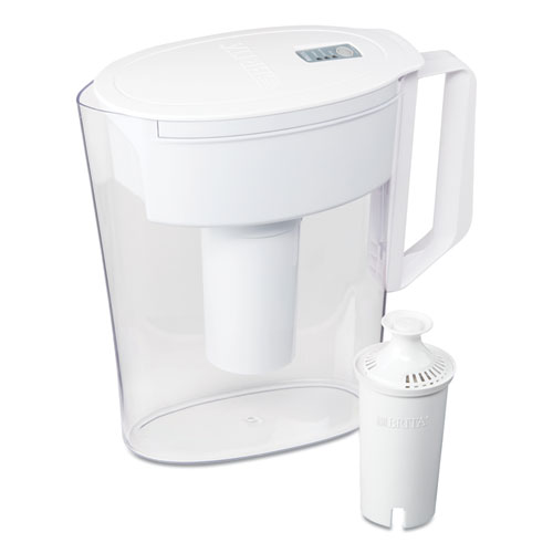Classic Water Filter Pitcher, 40 oz, 5 Cups, Clear
