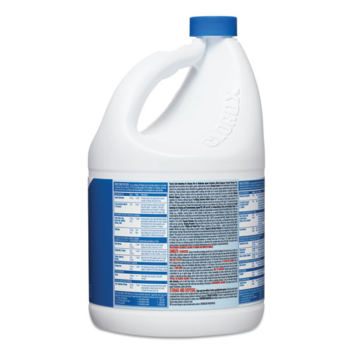 Image of Clorox® Concentrated Germicidal Bleach, Regular, 121 Oz Bottle, 3/Carton