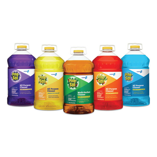 Image of Pine-Sol® All Purpose Cleaner, Lemon Fresh, 144 Oz Bottle, 3/Carton