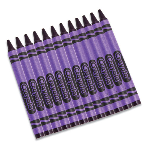 Image of Bulk Crayons, Violet, 12/Box