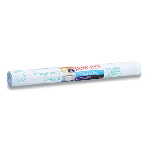 Duck® Peel-and-Stick Clear Laminate Roll, 5.91 mil, 18" x 8 yd, Matte Clear