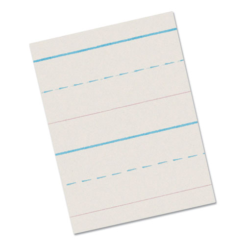 Pacon® Multi-Program Handwriting Paper, 30 Lb Bond Weight, 5/8" Long Rule, Two-Sided, 8.5 X 11, 500/Pack