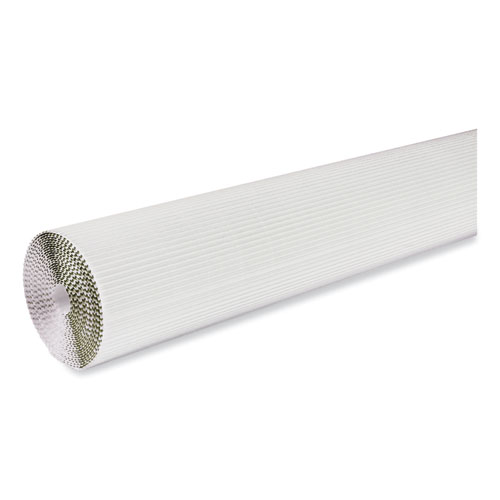 Corobuff Corrugated Paper Roll, 48" x 25 ft, White