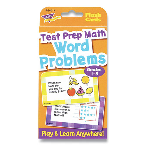Challenge Cards Flash Cards, Math, Grades 4-6, 3.12" x 5.25", 56/Pack