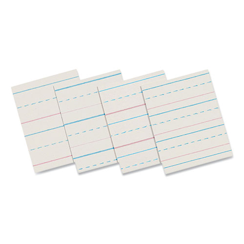 Pacon® Multi-Program Handwriting Paper, 30 Lb Bond Weight, 1/2" Long Rule, Two-Sided, 8 X 10.5, 500/Pack