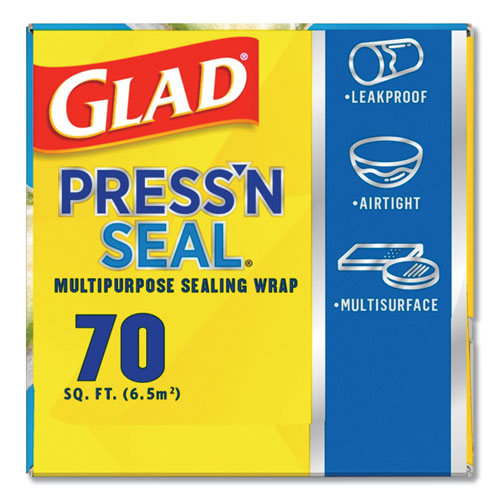 Image of Press'n Seal Food Plastic Wrap, 70 Square Foot Roll, 12 Rolls/Carton