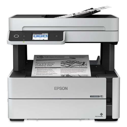 WorkForce ST-M3000 Monochrome MFP Supertank Printer, Copy/Fax/Print/Scan