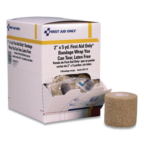 Image of First Aid Only™ Bandage Wrap You Can Tear, 2" X 15 Ft, 8/Box