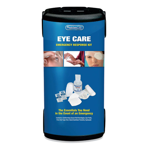 First Responder Eye Care First Aid Kit, Plastic Case